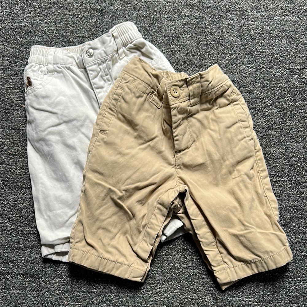 Baby Gap - Set of light and dark khaki pants
